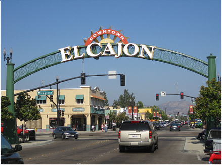 Downtown El Cajon, California